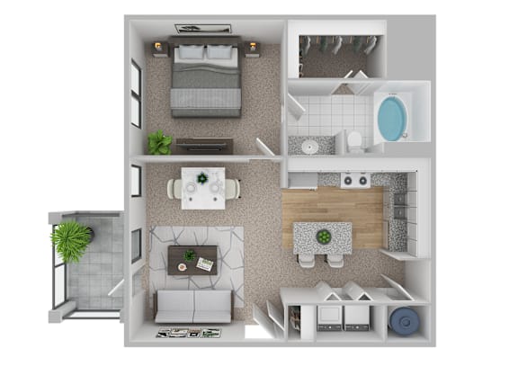 The Barcelona Floor Plan at Century Cedar Hill, Texas, 75104